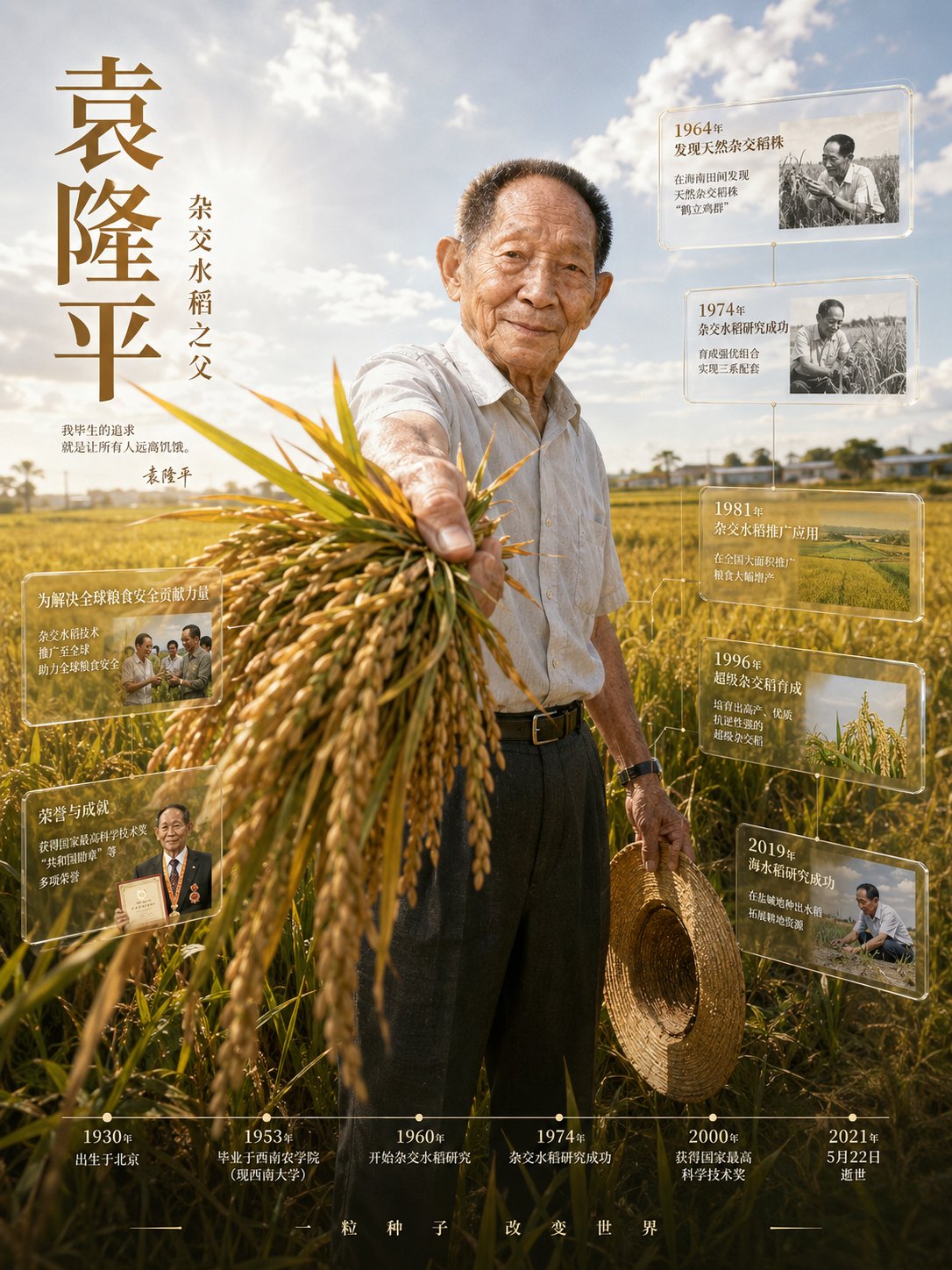 人物档案3D海报